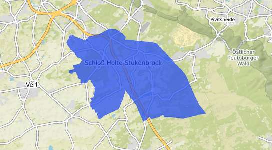 Bodenrichtwertkarte Schlo&szlig; Holte-Stukenbrock